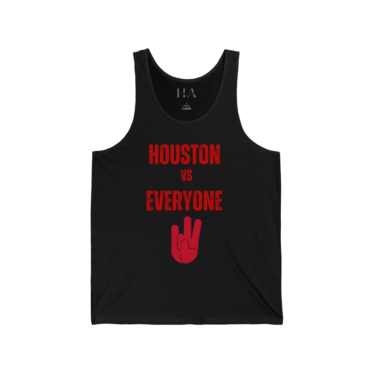 Houston v Everyone Unisex Jersey Tank