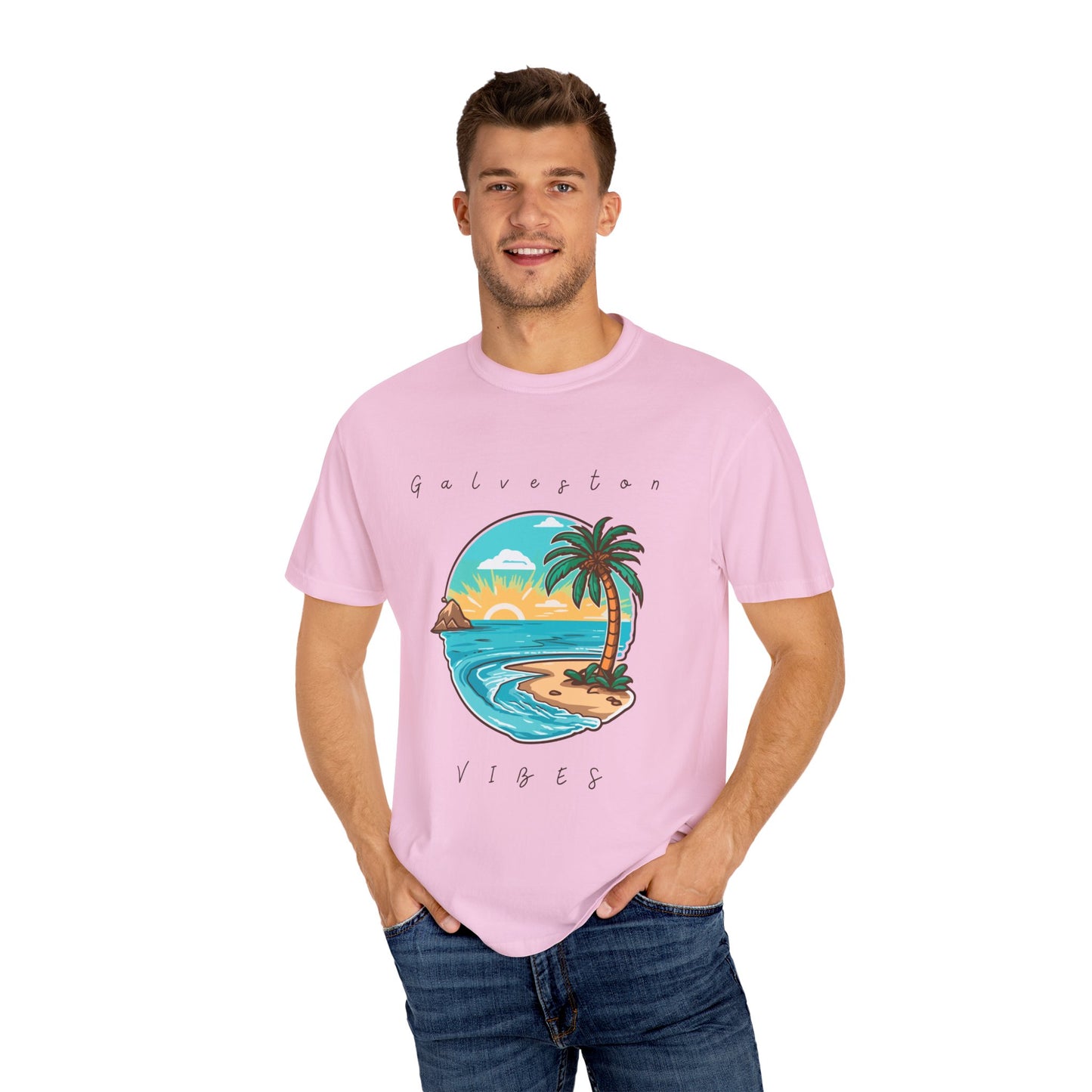 Galveston Unisex Garment-Dyed T-shirt