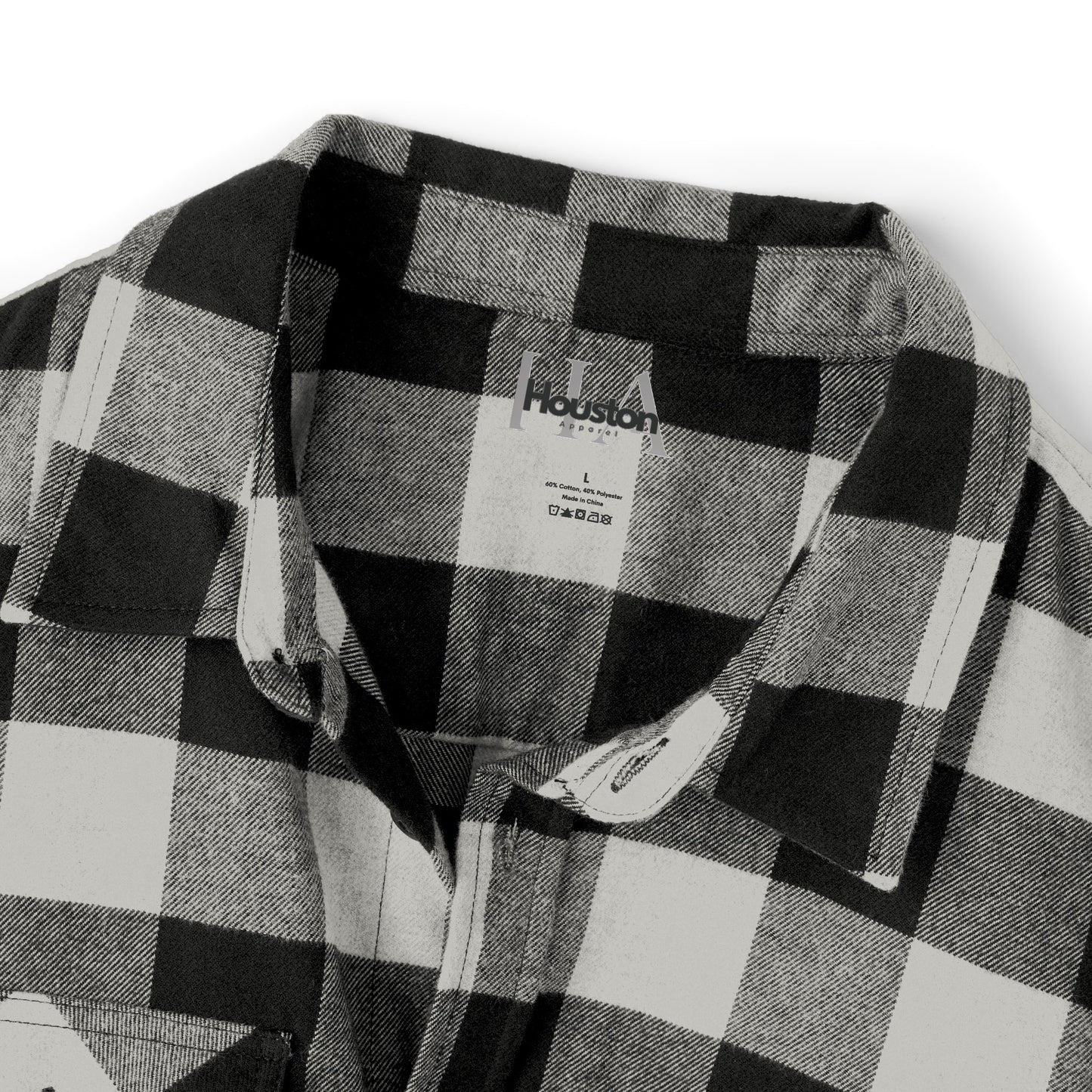 Houston Apparel Unisex Flannel Shirt