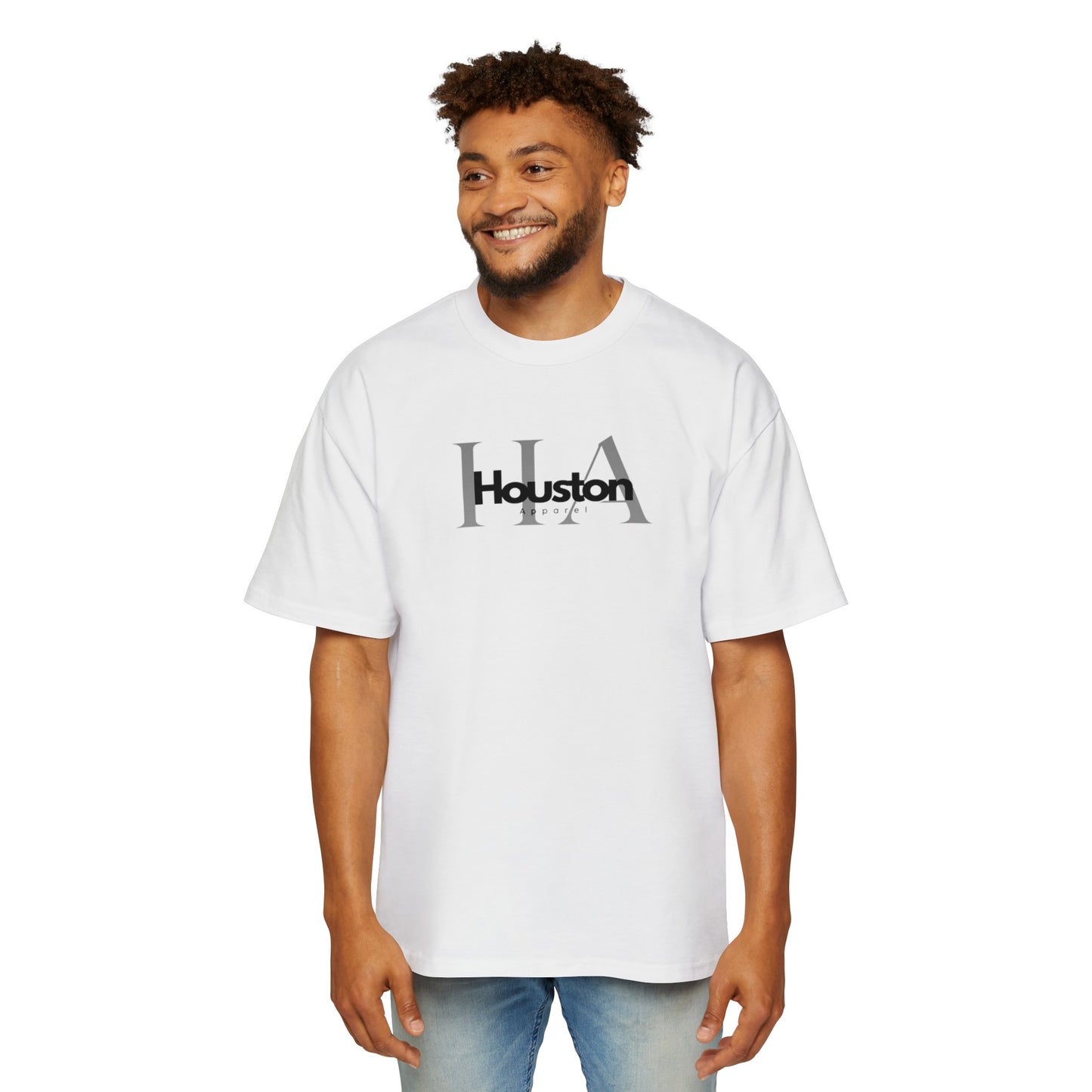 Light Color HA Men's Heavy Oversized Tee