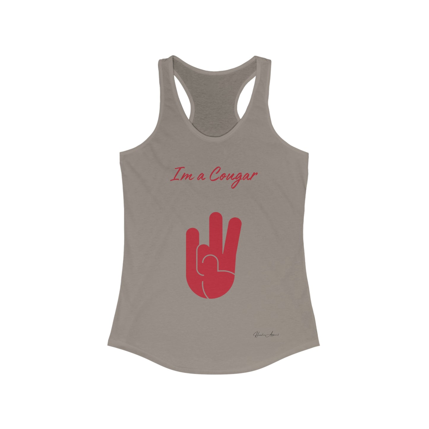 Im a Cougar Women's Ideal Racerback Tank