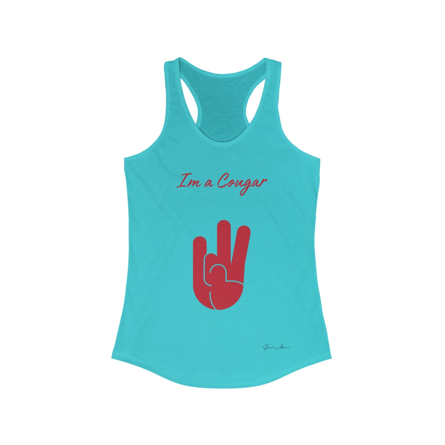 Im a Cougar Women's Ideal Racerback Tank