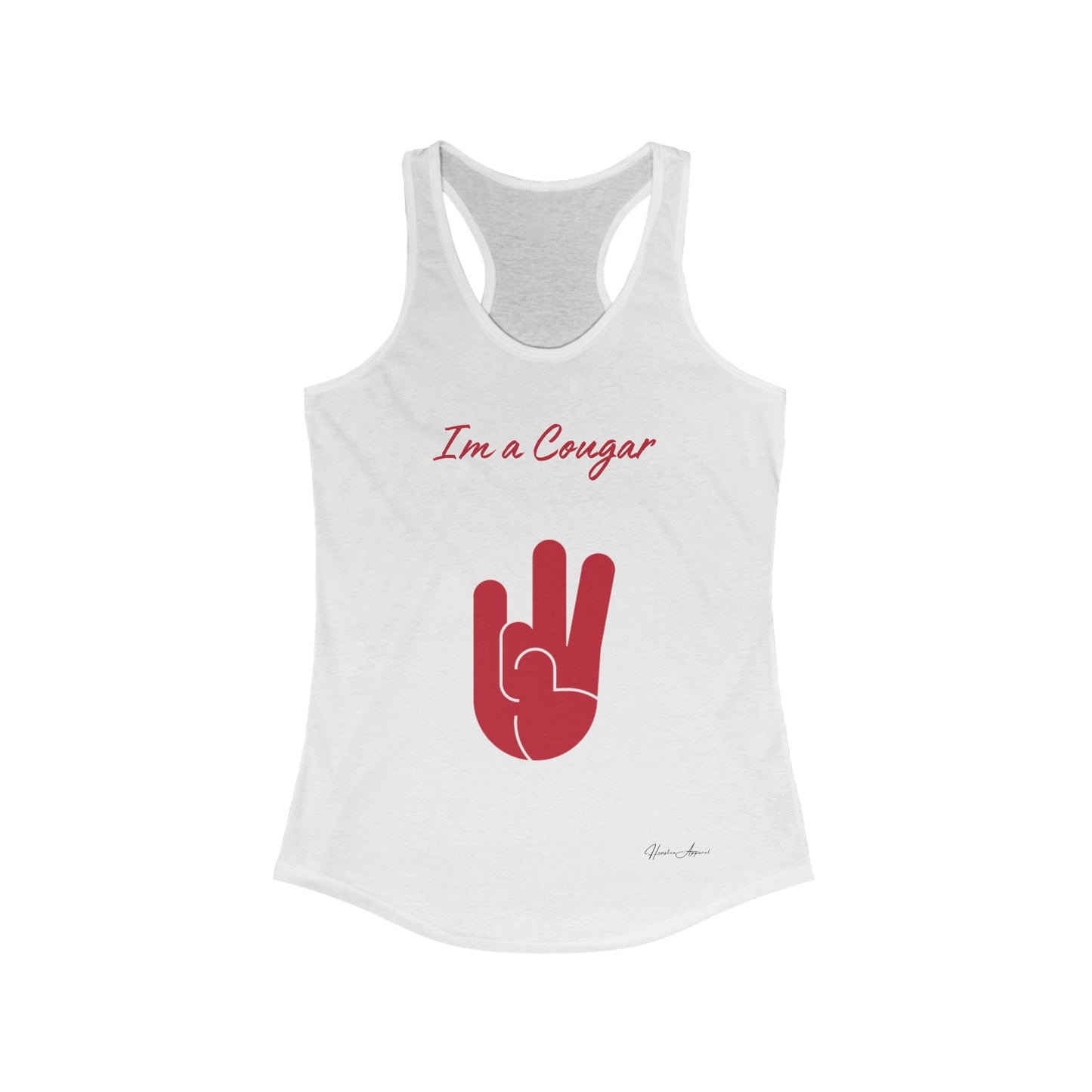 Im a Cougar Women's Ideal Racerback Tank