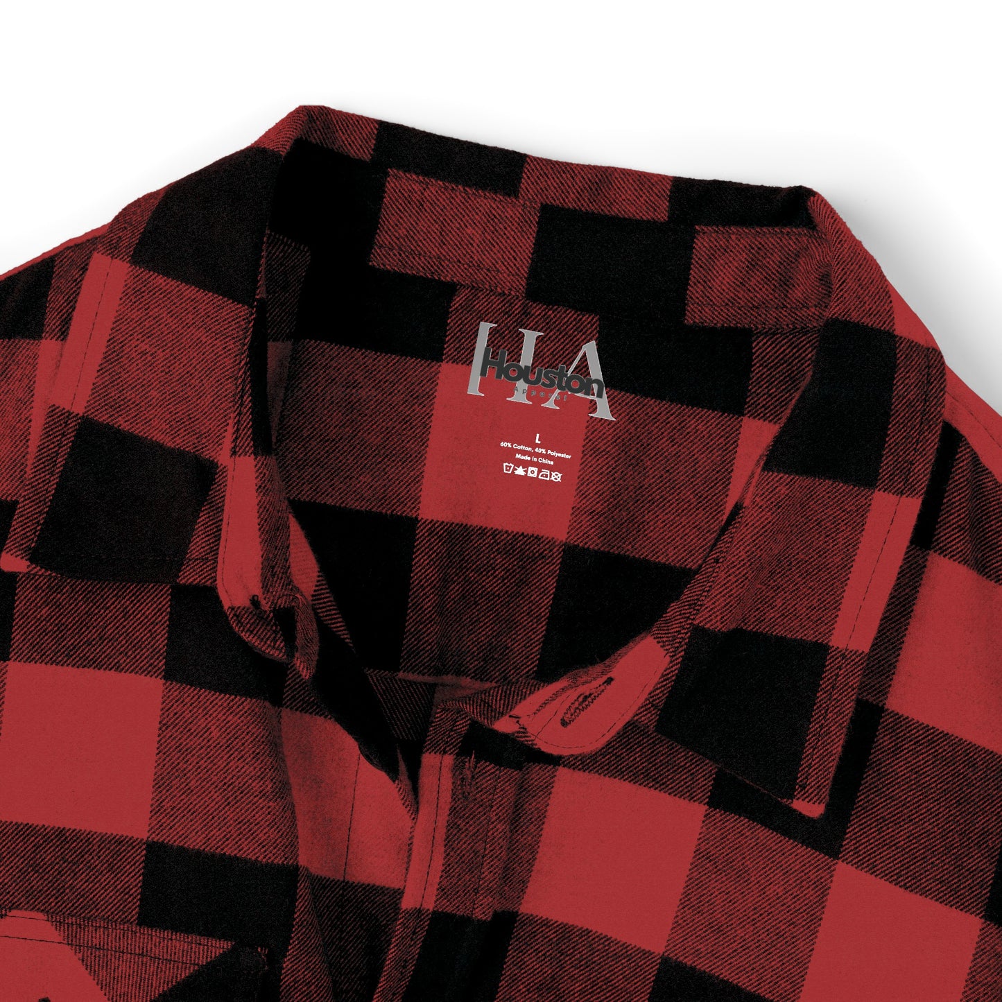 Houston Apparel Unisex Flannel Shirt