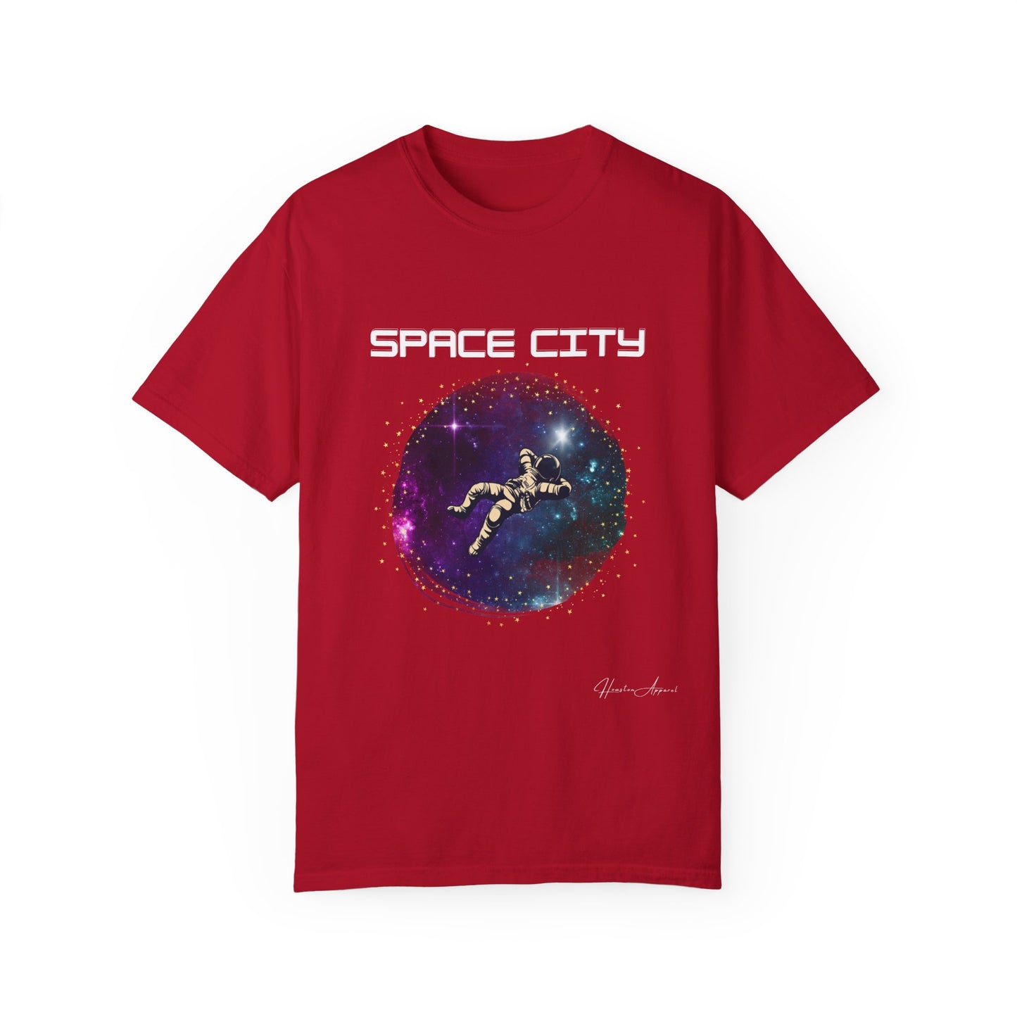 Space City Unisex Garment-Dyed T-shirt