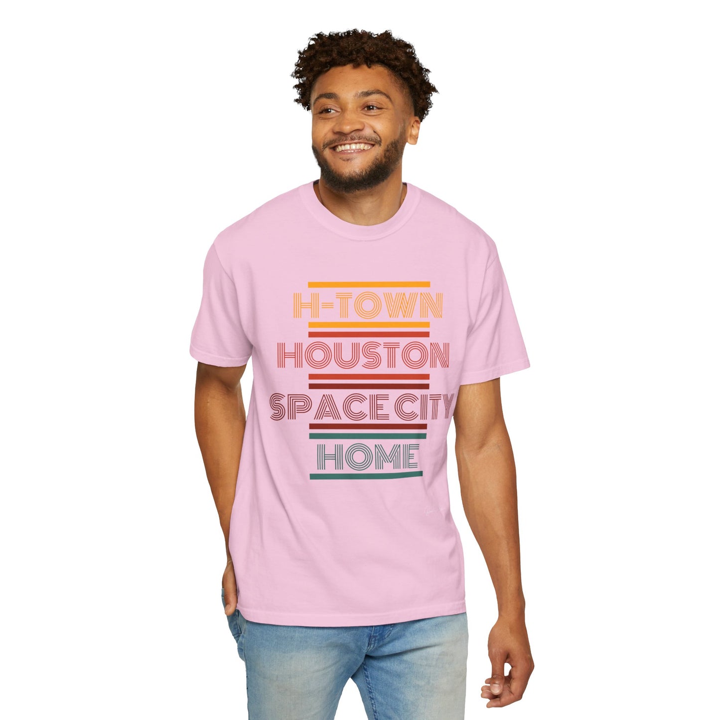 Houston is Home Unisex Garment-Dyed T-shirt