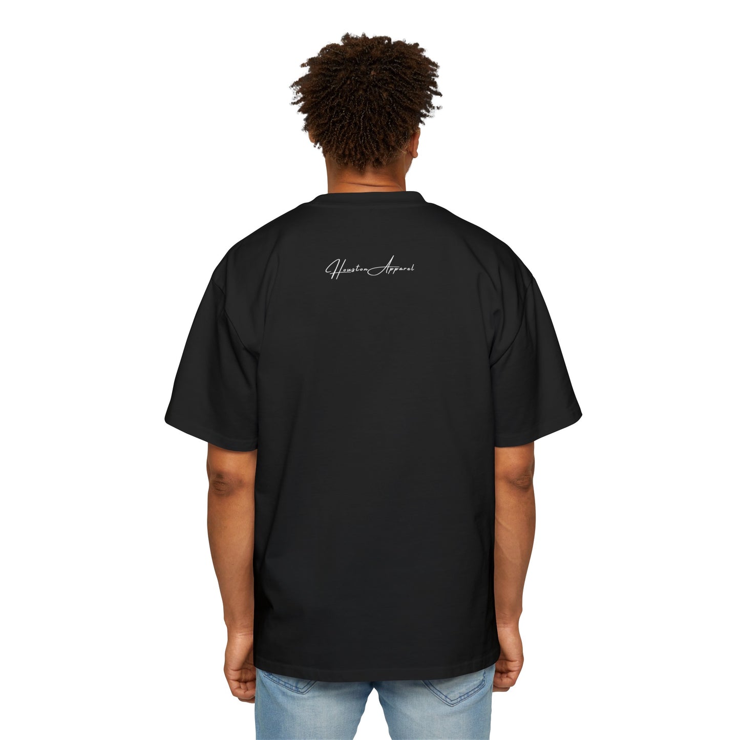 Black Men's Heavy Oversized Tee