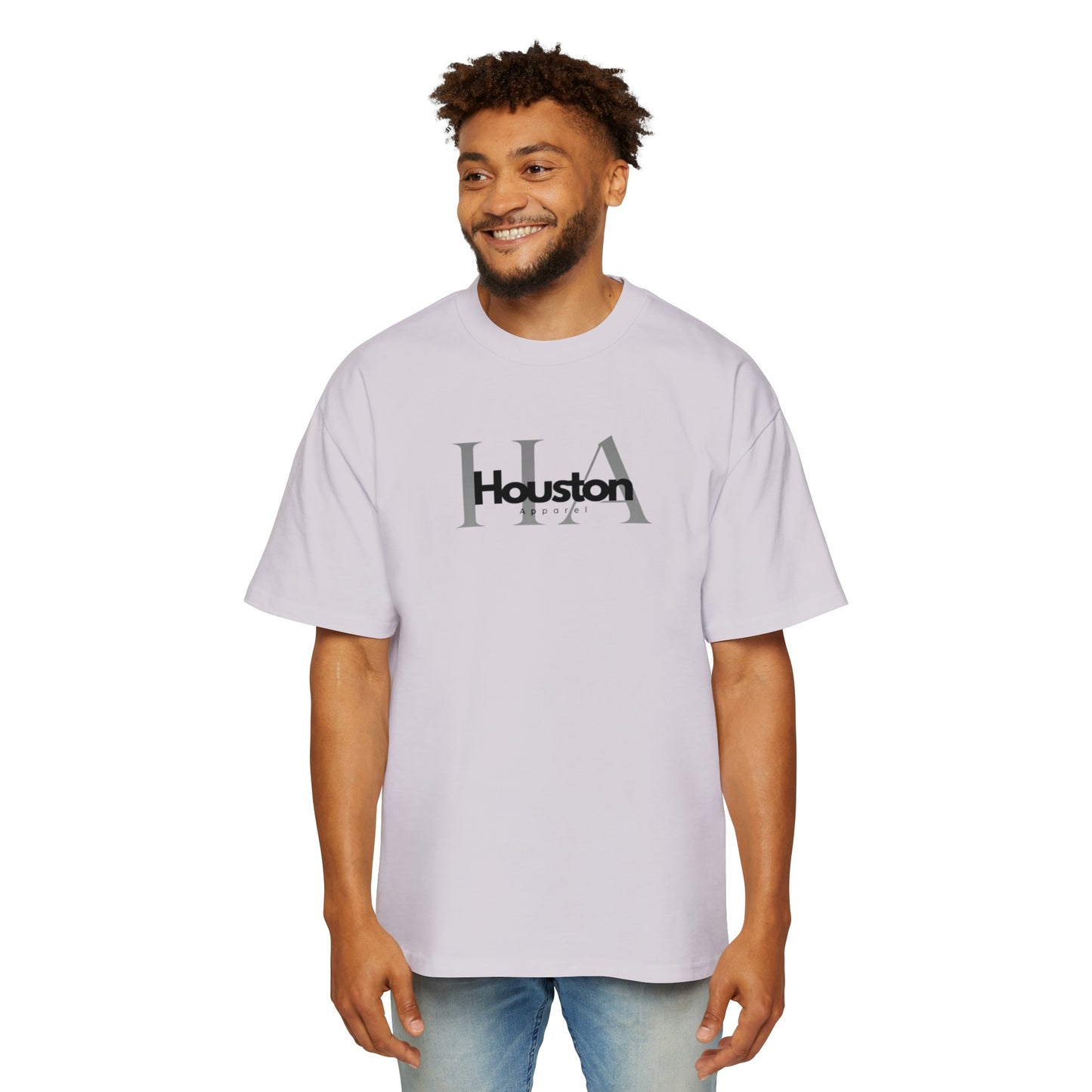 Light Color HA Men's Heavy Oversized Tee