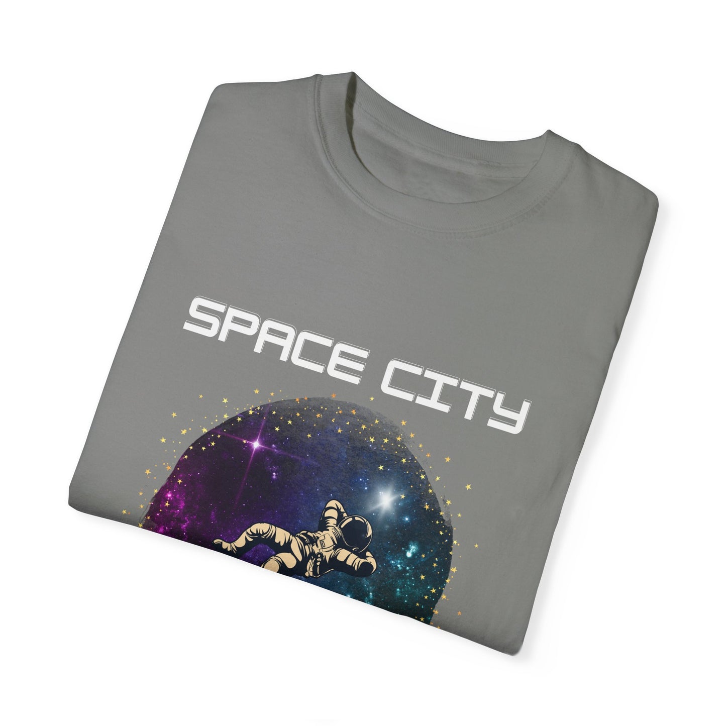 Space City Unisex Garment-Dyed T-shirt