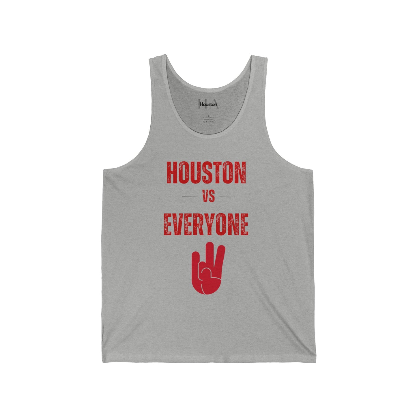 Houston v Everyone Unisex Jersey Tank